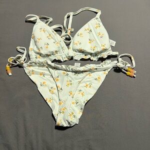 Floral Print Bikini Set